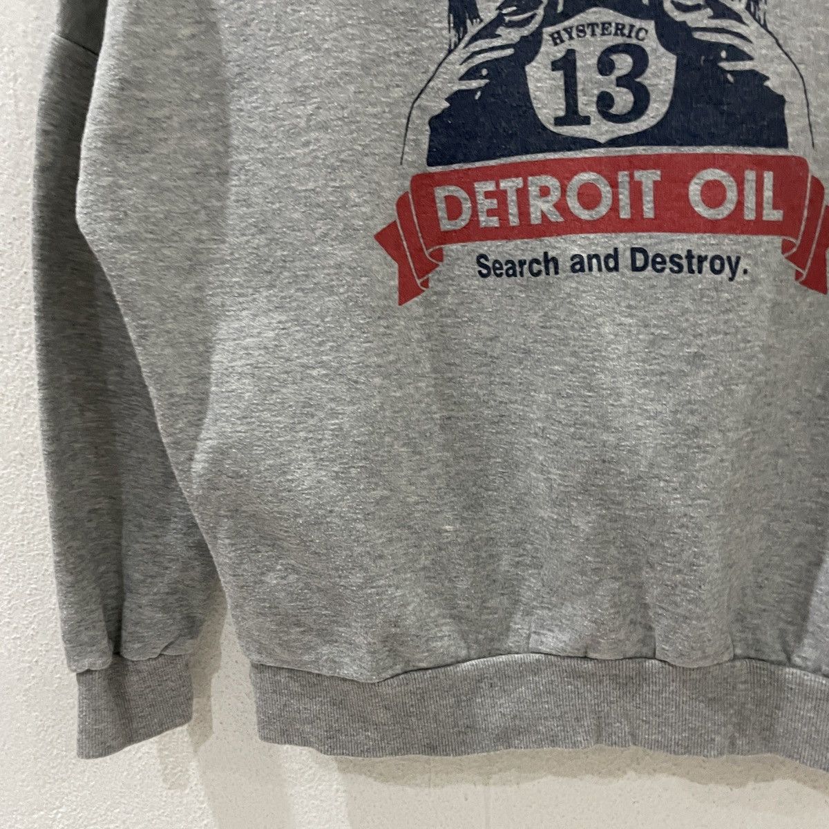 Hysteric Glamour Vintage Hysteric Glamour Detroit Oil Big Logo Sweatshirt Size XL / US 12-14 / IT 48-50 - 8 Thumbnail