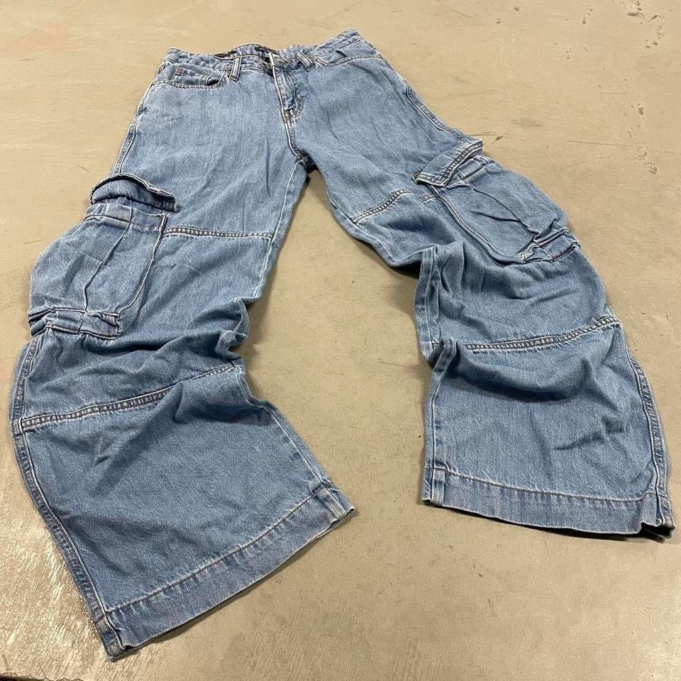 Vintage vintage wild fable cargo jeans 28x30 Size US 28 / EU 44 - 1 Thumbnail