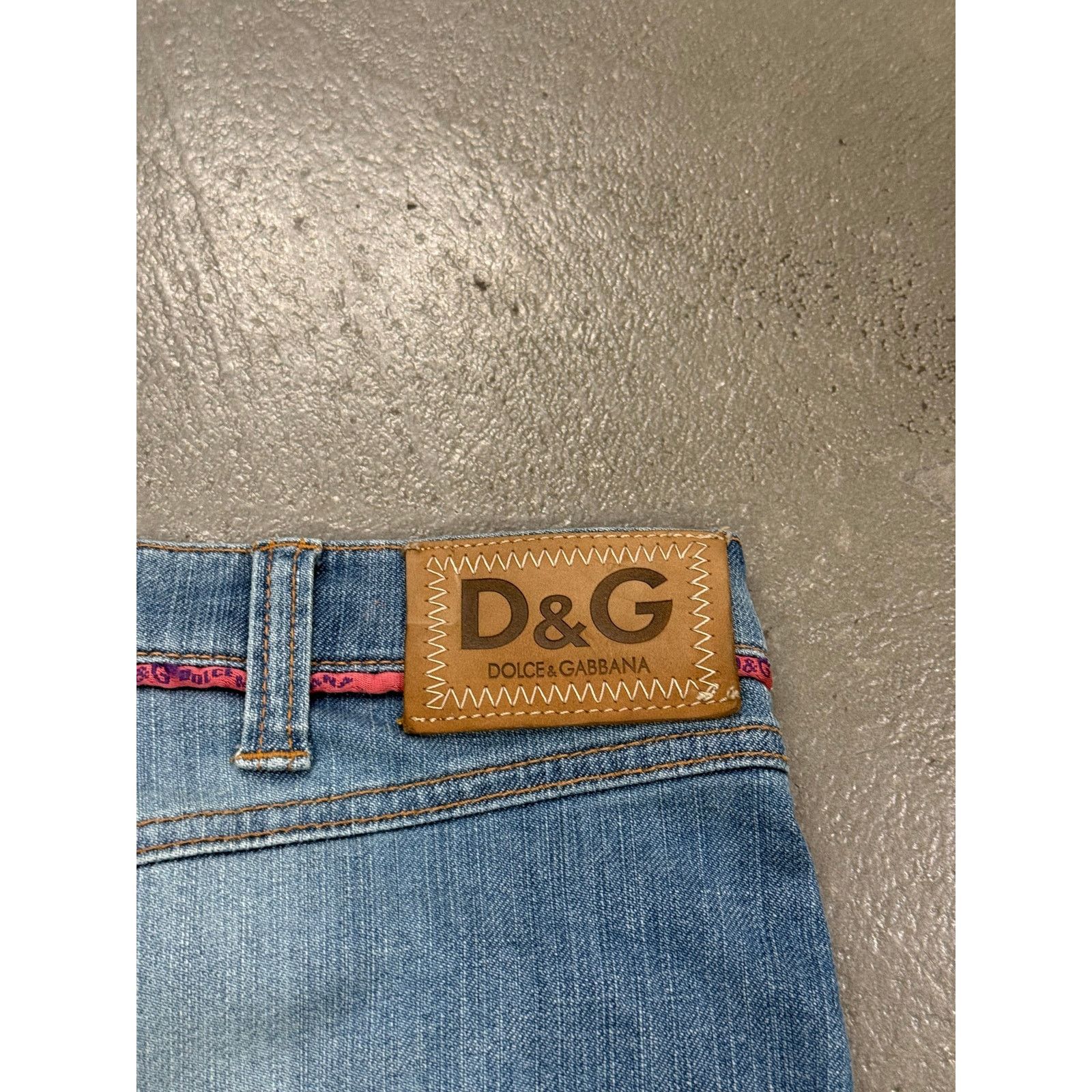 Dolce & Gabbana S/S 2005 Dolce & Gabbana mini denim skirt Size 30" / US 8 / IT 44 - 7 Thumbnail