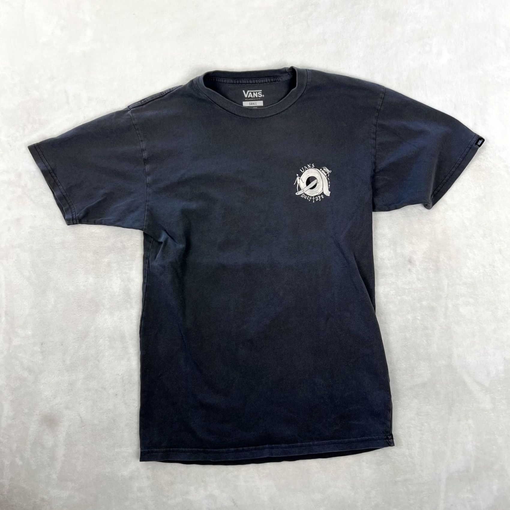 Vans VANS Joel Tudor Duct Tape T-Shirt Mens Small Black Graphic Surf Festival 2022 Size US S / EU 44-46 / 1 - 2 Thumbnail