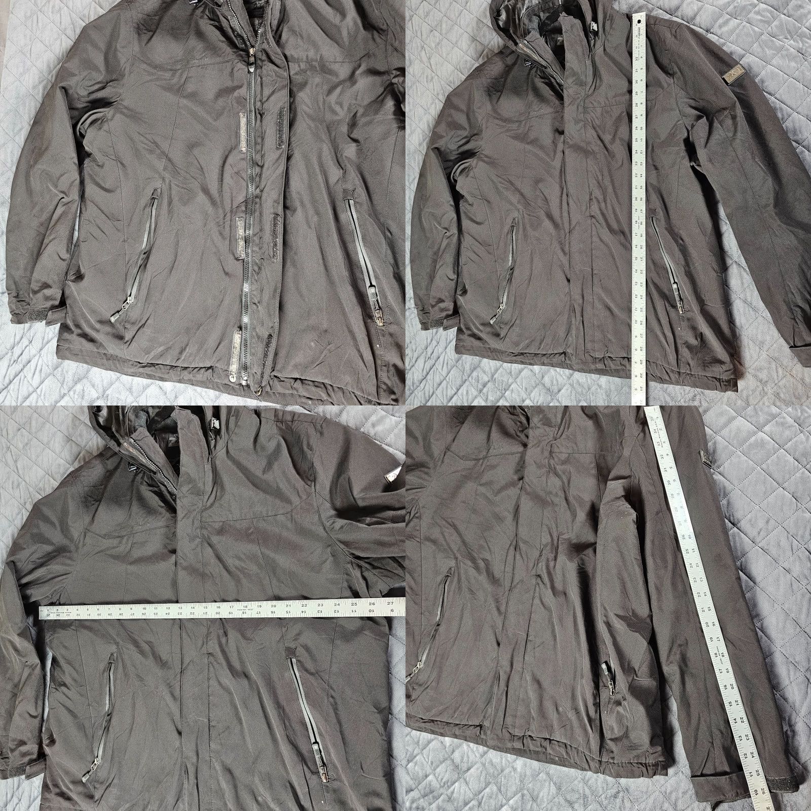 ZeroXposur ZeroXposur Black Full Zip Jacket Size 2XL Men's Coat ZXBLK Hooded Adjustable Mens Size US XXL / EU 58 / 5 - 8 Thumbnail