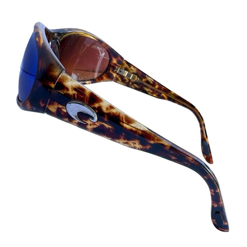 Costa Del Mar COSTA DEL MAR Sunglasses SW10 Swordfish Tortoise Brown Blue Mirrored Lenses Made In Mauritius Retired Model RARE Size ONE SIZE - 6 Thumbnail