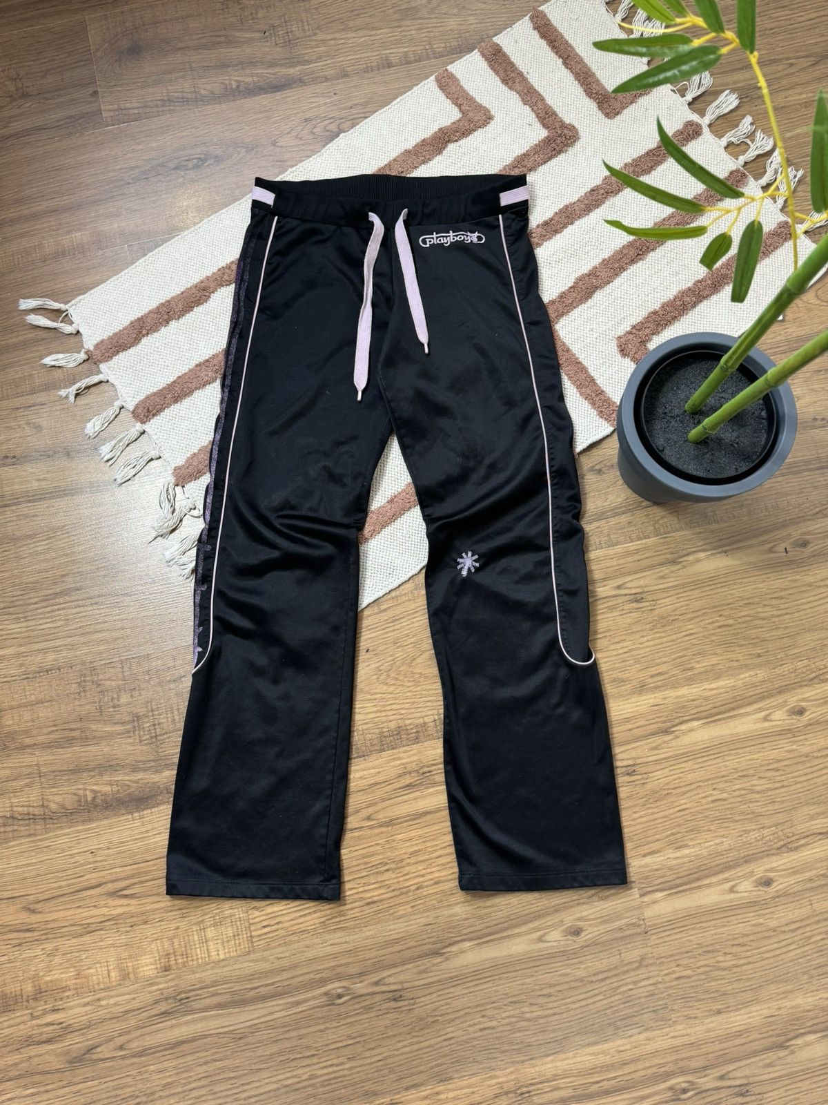Playboy VINTAGE PLAYBOY 2000s STRAIGHT PANTS Size 28" / US 6 / IT 42 - 2 Thumbnail