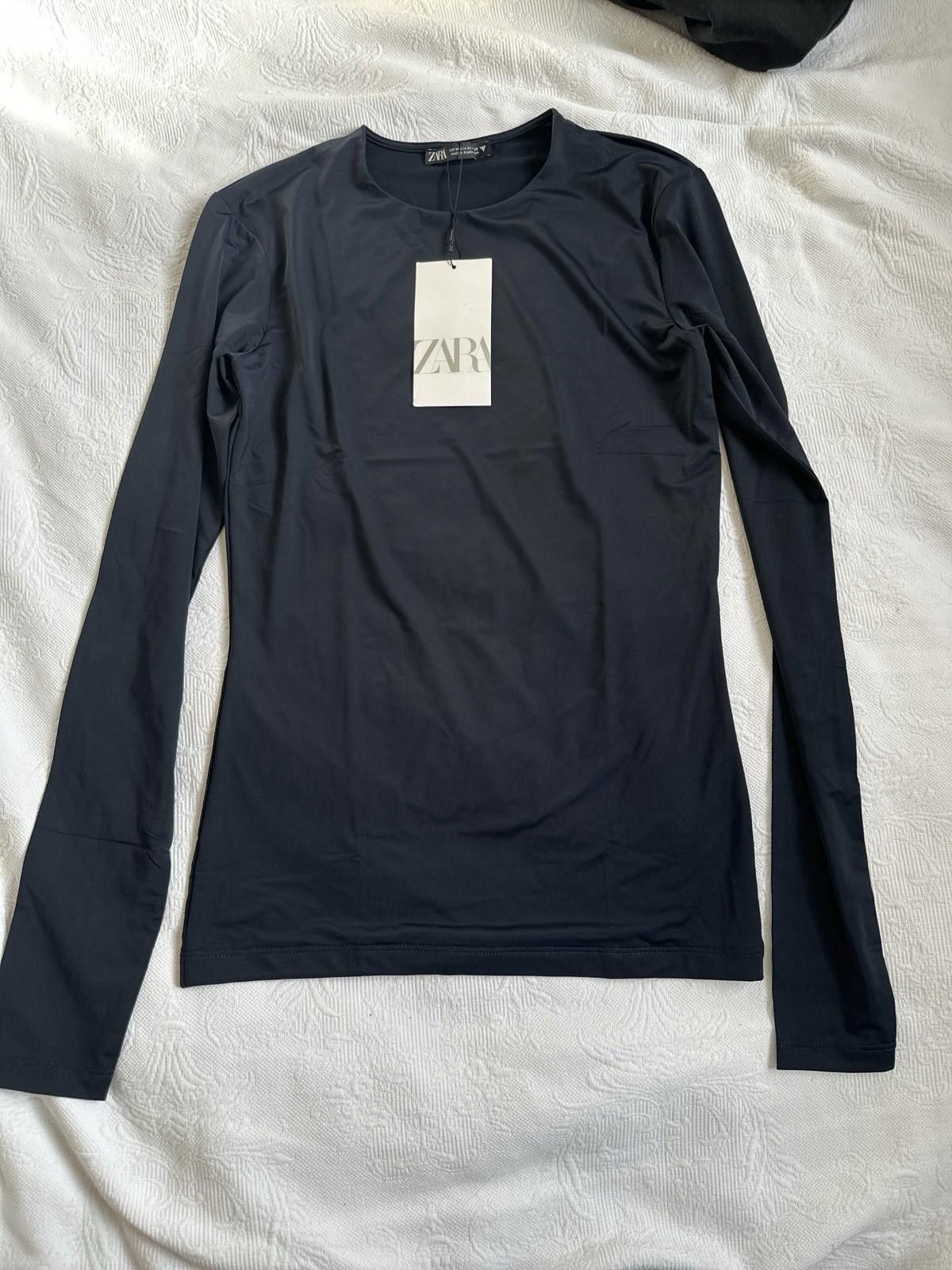 Zara ZARA polyamide top long sleeve body BNWT Size M / US 6-8 / IT 42-44 - 1 Preview