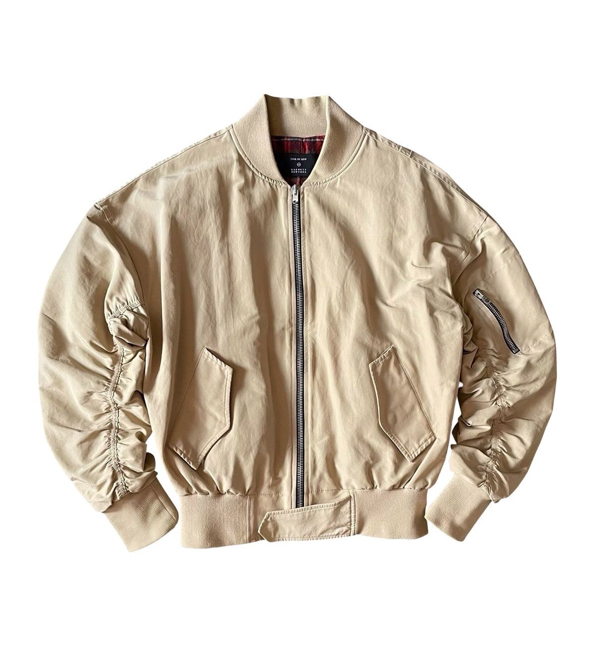 Barney’s bomber jacket