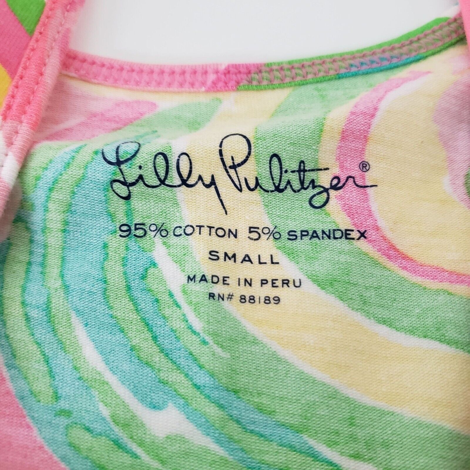 Lilly Pulitzer Lilly Pulitzer Flamingo Tabbie Tank Womens Size Small Cotton Size S / US 4 / IT 40 - 3 Thumbnail
