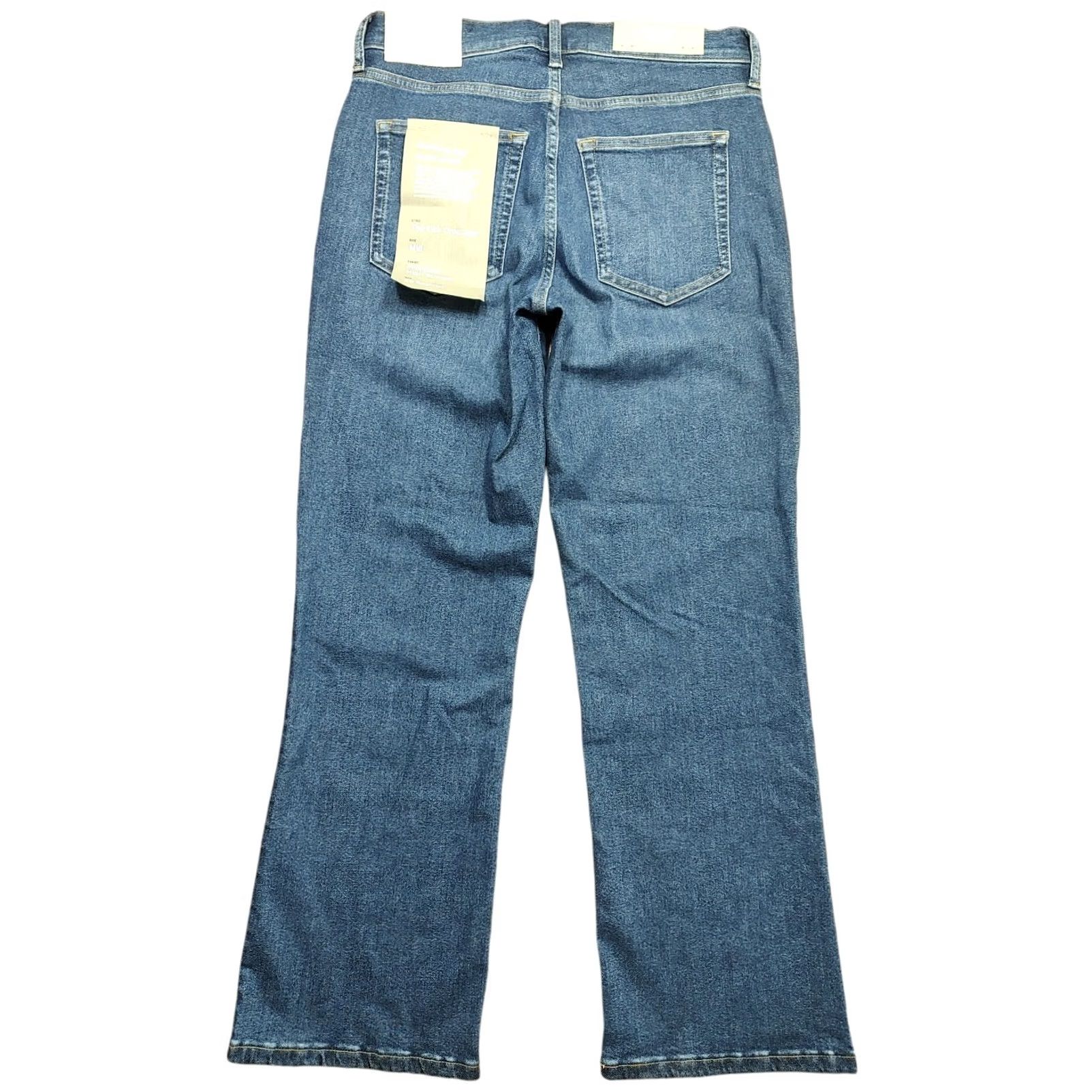 Everlane Everlane Jeans NWT The Kick Crop Mid-Rise Stretch Blue Wash 29 Regular Jeans Cropped 5-Pocket Womens Boys Womens 90s Bohemian City Veg? Size 29" - 2 Thumbnail