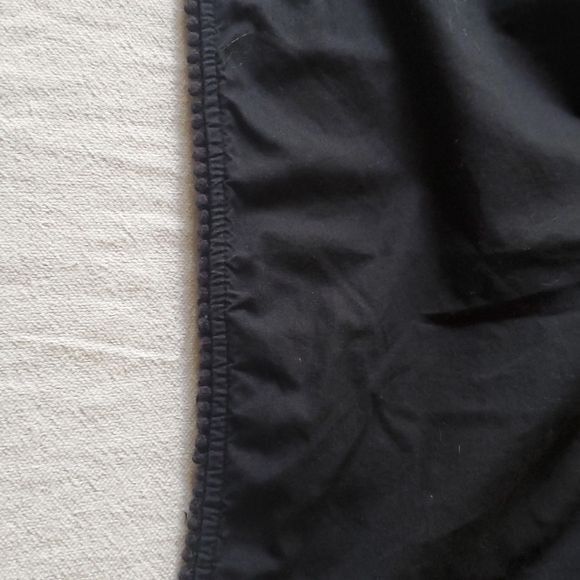Anthropologie Anthropologie Navy Blue Lined Laced Hem Mini Sz. XL Skirt Size 32" / US 10 / IT 46 - 5 Thumbnail