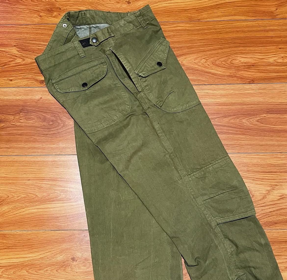 Beams Plus 2000s Beams Sportswear Double Knee Military Cargo Pants Size US 32 / EU 48 - 3 Thumbnail