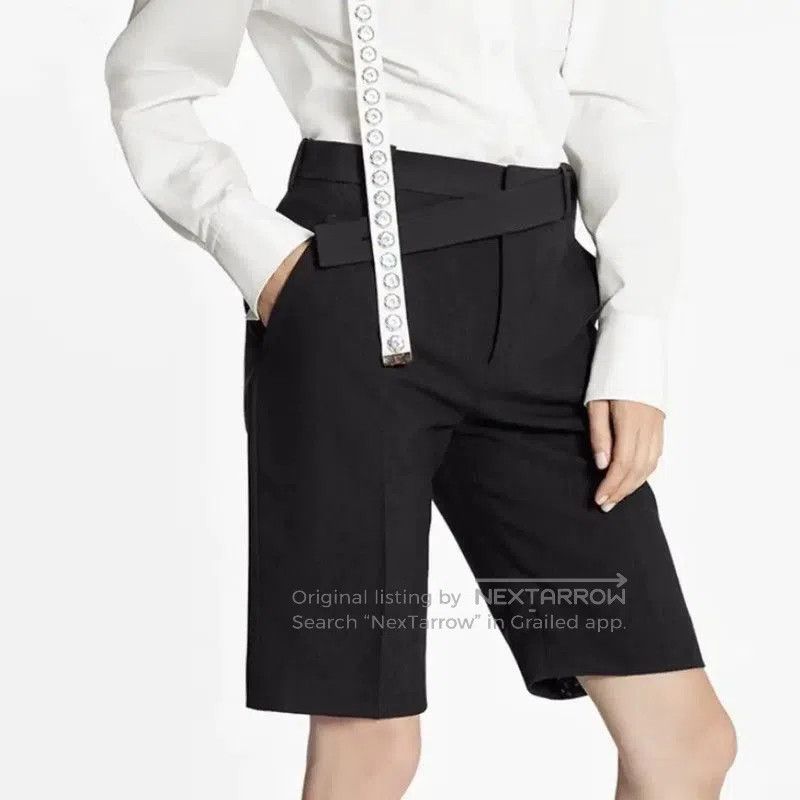 Louis Vuitton Louis Vuitton Black Women's Shorts Size S . Size 23" - 9 Thumbnail