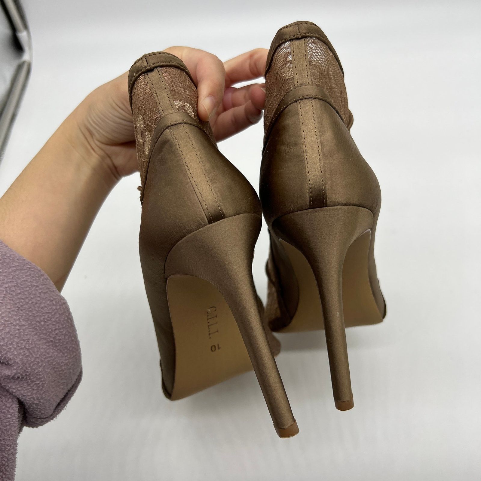Other G.I.L.I. Women Heel Size 10 M Peep Toe Elastic Front Size US 10 / IT 40 - 7 Thumbnail