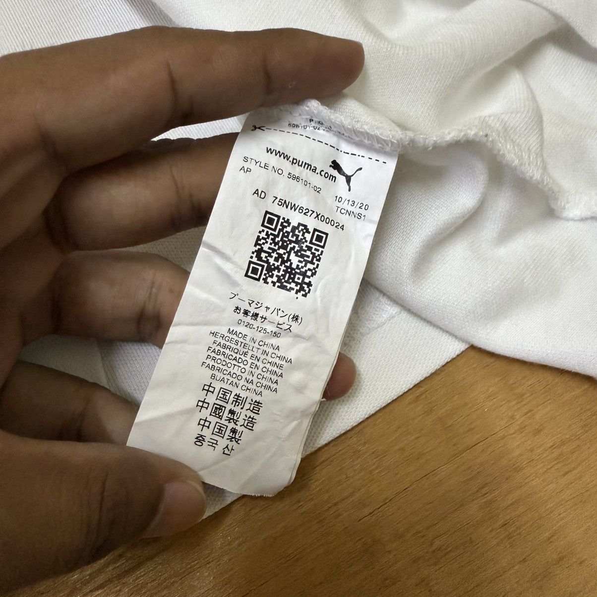 BMW × Puma Puma X BMW Motorsport white polo shirt size M Size US M / EU 48-50 / 2 - 8 Thumbnail