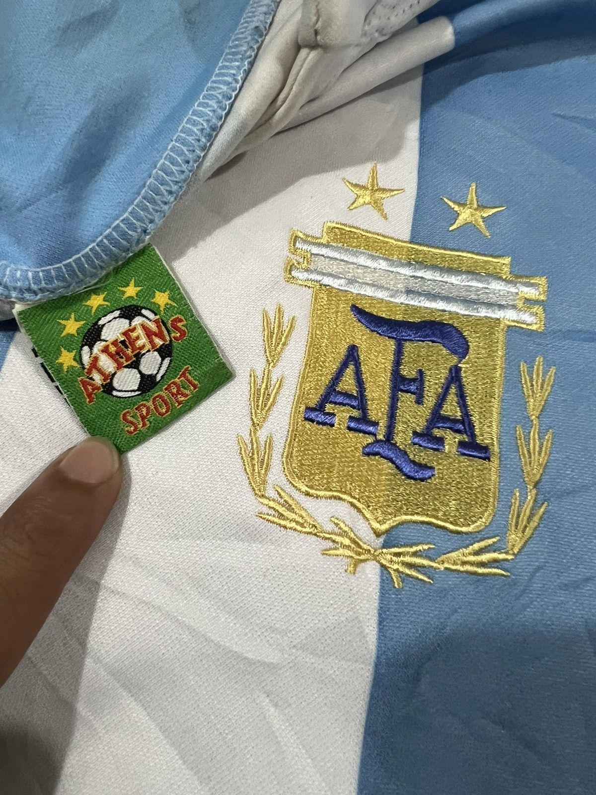 Vintage Vintage 2008/09 Argentina Home Jersey Pablo Aimar #16 Size US L / EU 52-54 / 3 - 6 Thumbnail