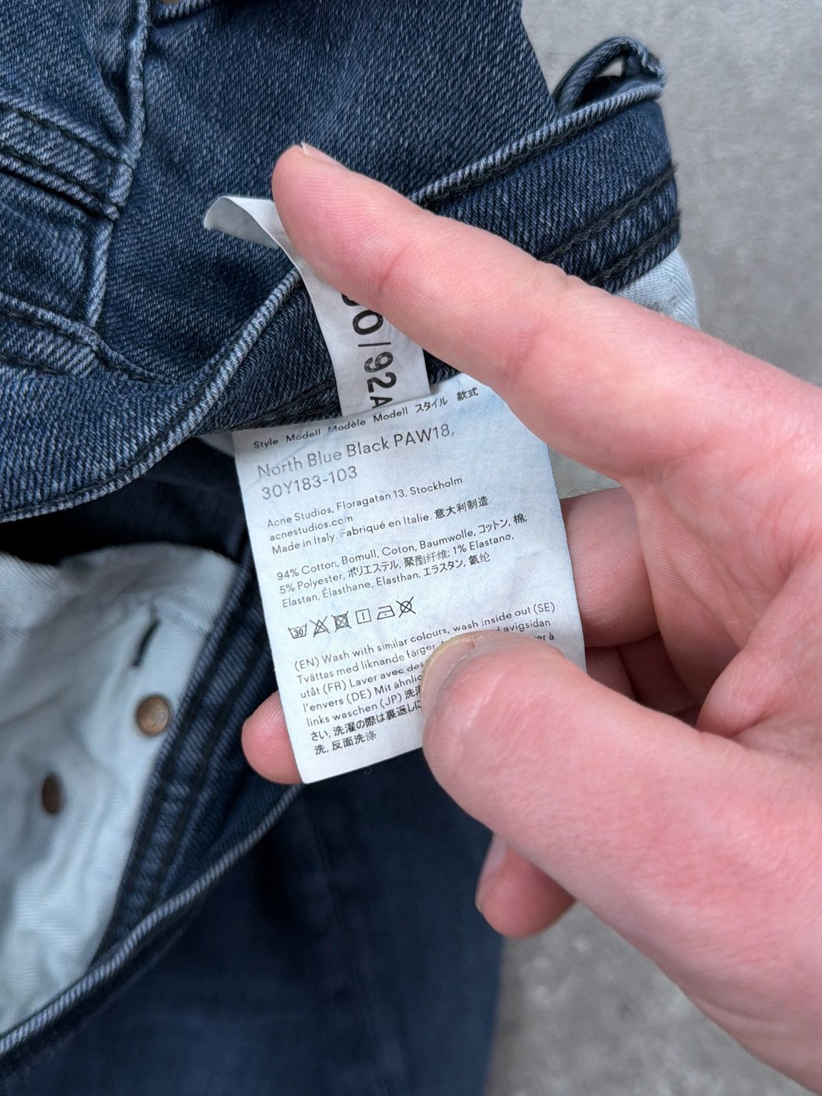 Acne Studios Acne Studios Bla Konst Slim fit Denim Size US 34 / EU 50 - 5 Thumbnail