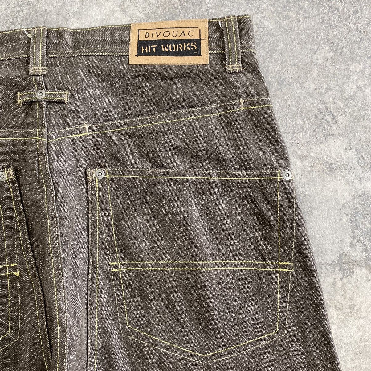 Japanese Brand Vintage Bivouac Japan Double knee HBT Workwear Denim Size US 32 / EU 48 - 19 Thumbnail