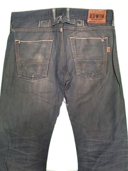 Edwin × Japanese Brand × Vintage VINTAGE EDWIN 505 SELVEDGE DENIM RARE Size US 33 - 4 Thumbnail