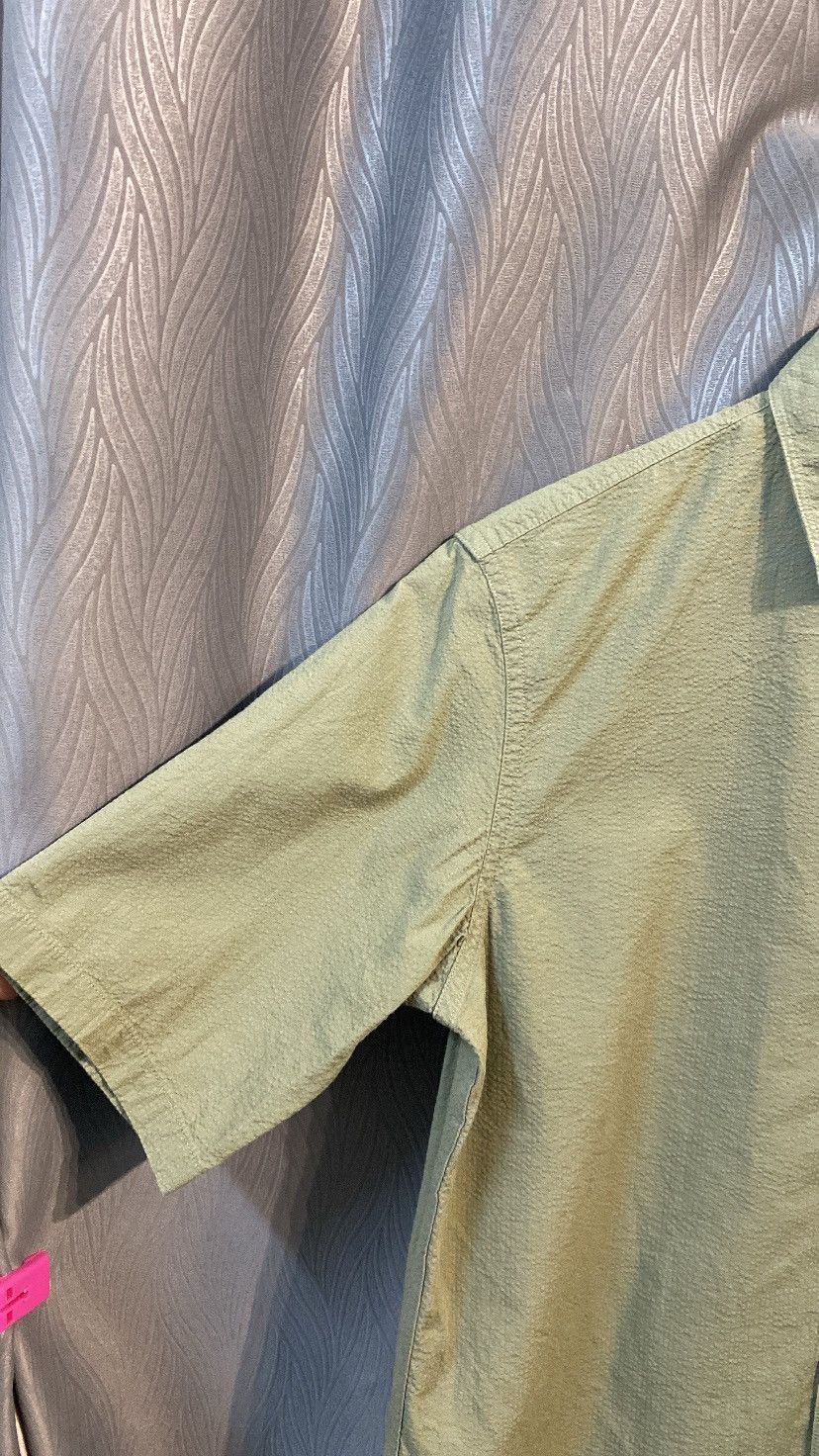 Lemaire × Uniqlo × Vintage UNIQLO AND LEMAIRE SHIRT BUTTON UP OLIVE GREEN SMALL Size US S / EU 44-46 / 1 - 4 Thumbnail
