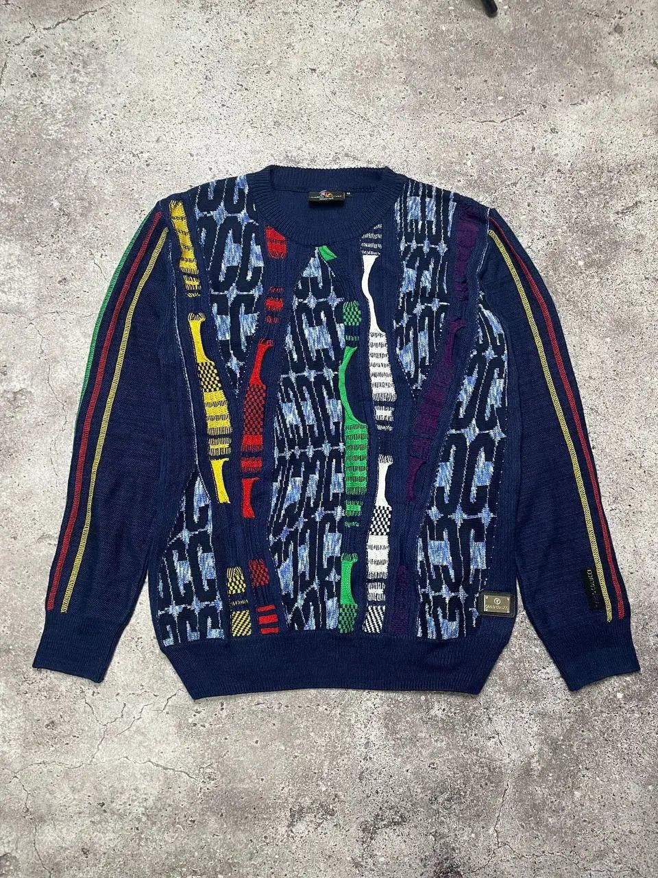 Carlo Colucci Vintage Carlo Colucci Italian COOGI Style Knitted Sweater Size US M / EU 48-50 / 2 - 1 Thumbnail