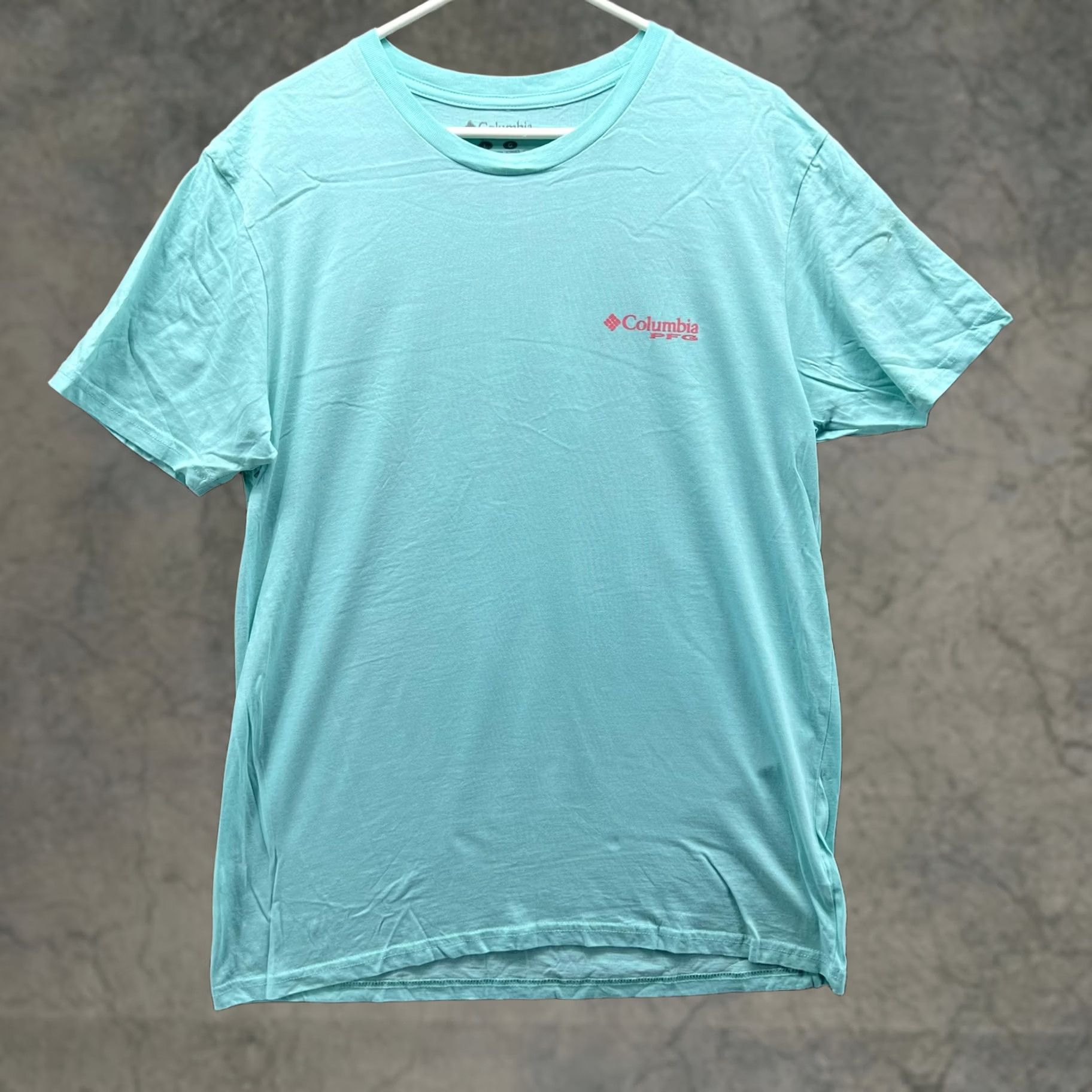 Vintage Columbia Mens Large Blue PFG Graphic Tee Largemouth Bass Fishing Outdoor Shirt Short Sleeve Crew Neck Size US L / EU 52-54 / 3 - 1 Thumbnail