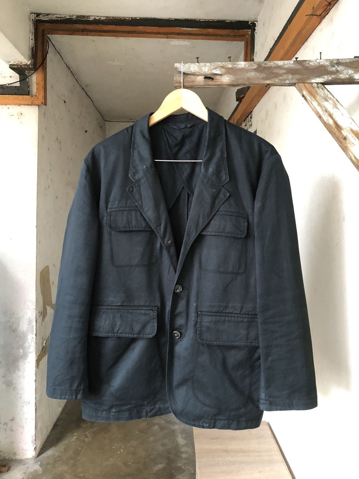 Gap Gap Military Style Pocket Blazer Jacket Like Yohji Yamamoto Size US L / EU 52-54 / 3 - 1 Thumbnail