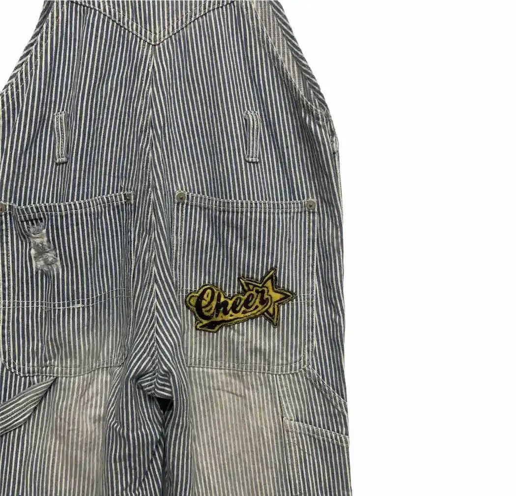 Hysteric Glamour JAPANESE VINTAGE 32x31 TROUSERS HICKORY STRIPED OVERALLS Size US 32 / EU 48 - 11 Thumbnail