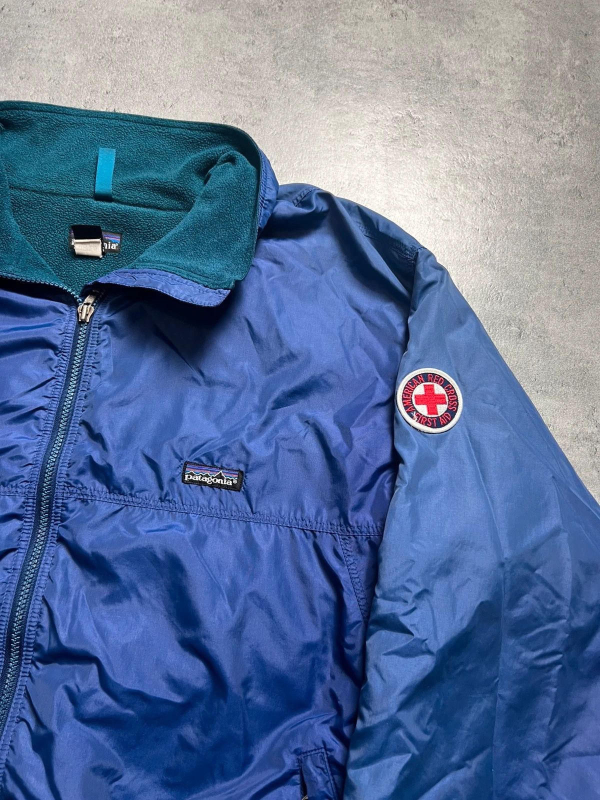 Patagonia Vintage blue patagonia light jacket Size US XL / EU 56 / 4 - 3 Thumbnail