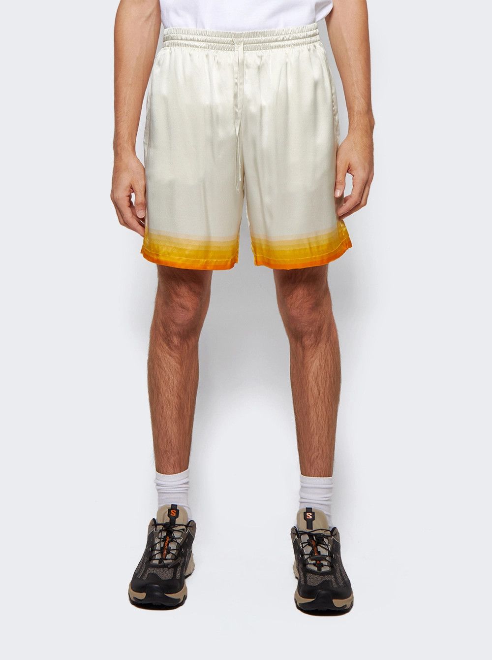 Casablanca o1mle0326 Drawstring Silk Shorts in Multicolor Size US 34 / EU 50 - 3 Thumbnail