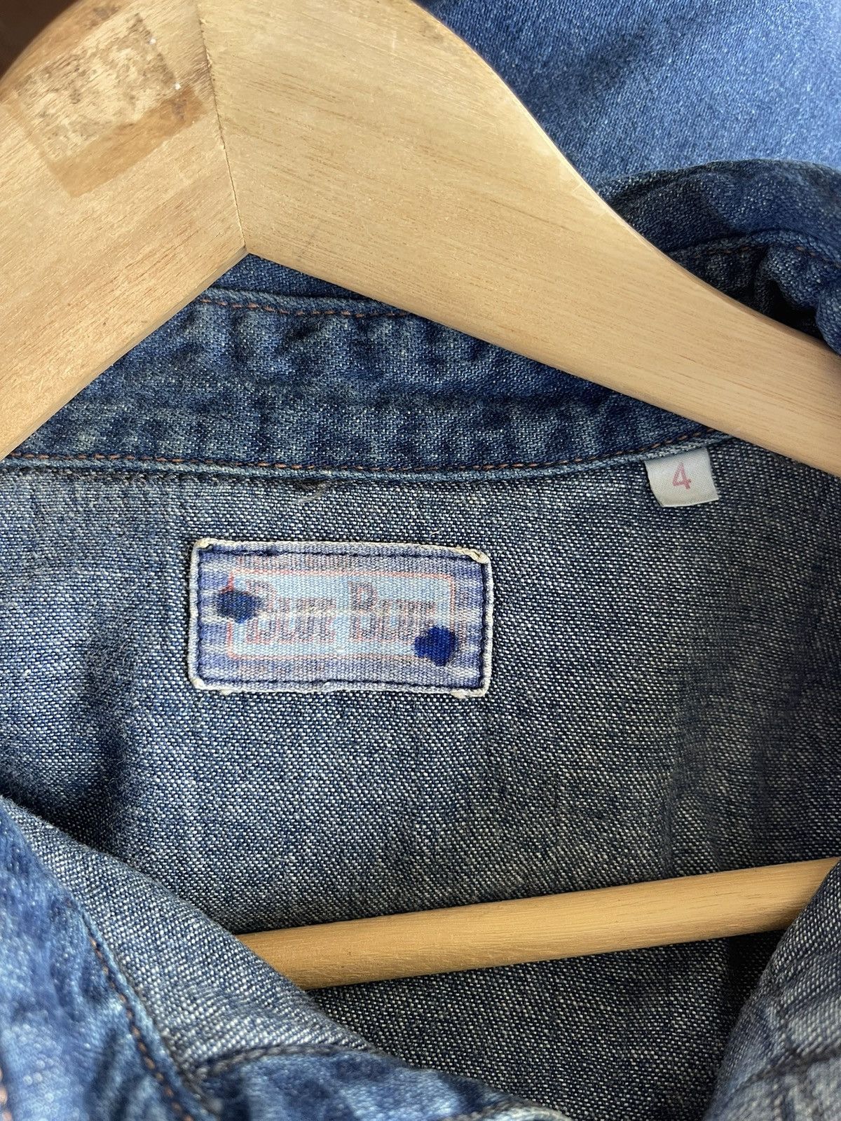 Blue Blue Japan Vintage Blue Blue Japan denime westren shirt Size US M / EU 48-50 / 2 - 16 Thumbnail