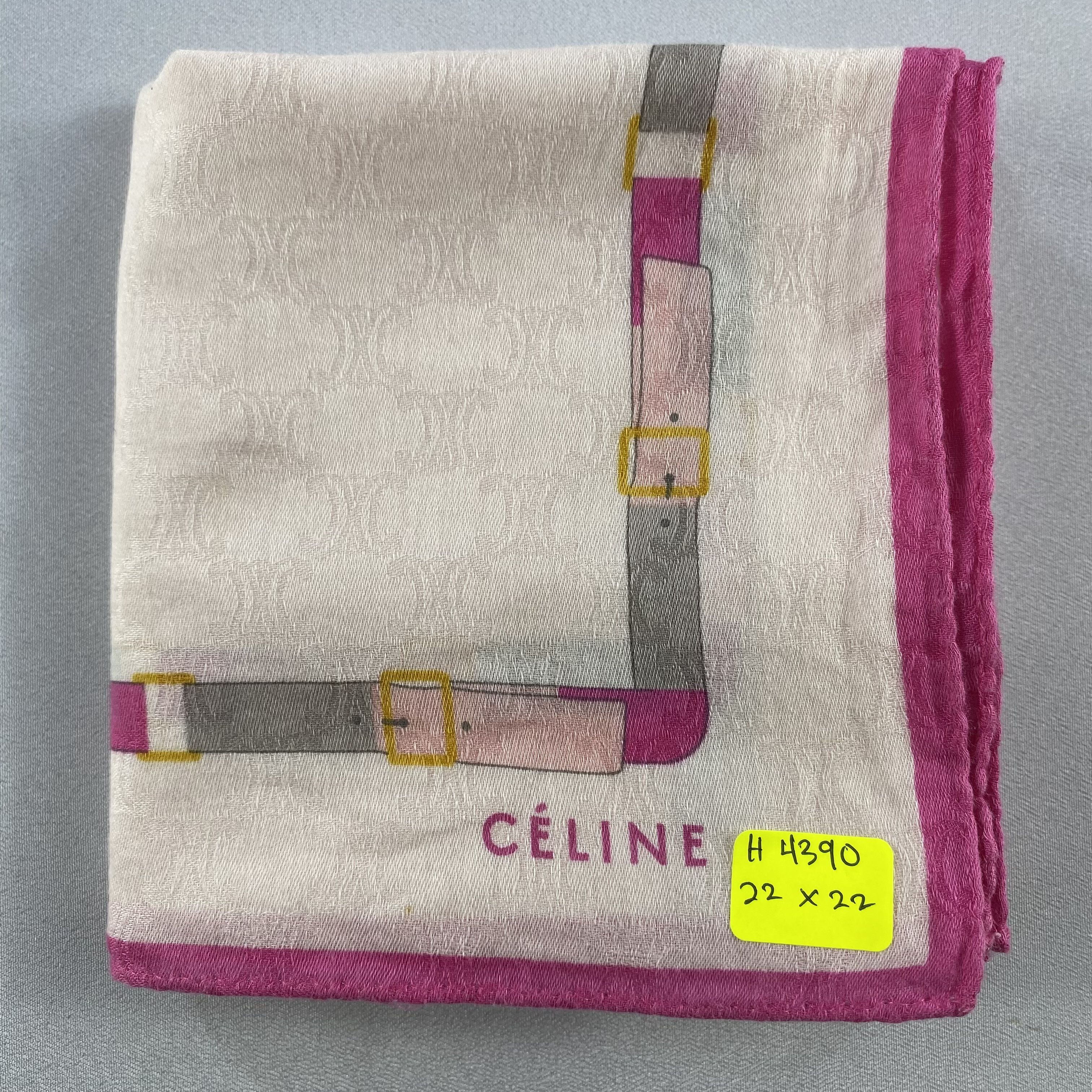 Celine × Vintage Celine Bandana/ Handkerchief / Neckerchief Size ONE SIZE - 7 Thumbnail