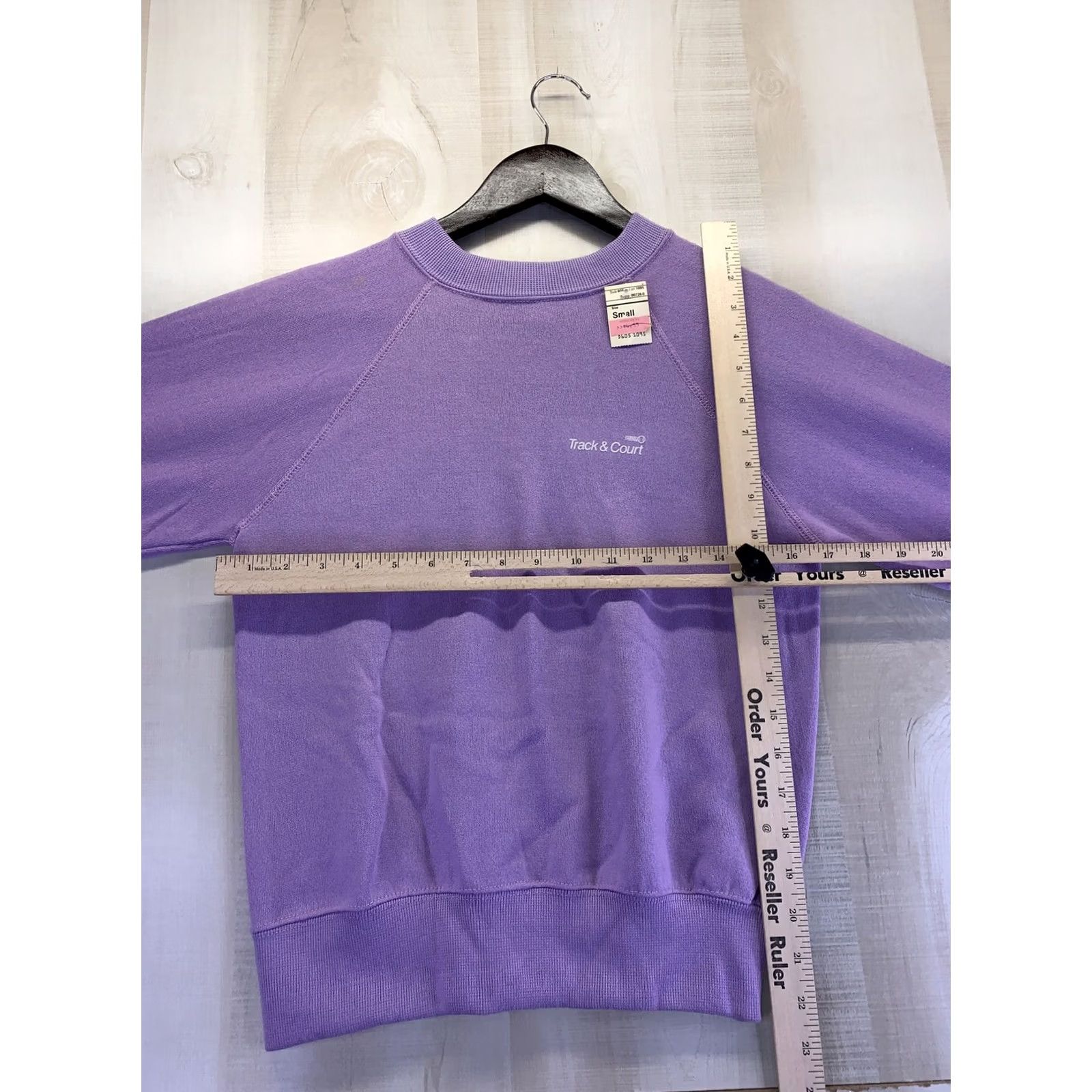 Vintage VINTAGE Track & Court Purple Sweatshirt Womens Size S NWT 1990s ج Size S / US 4 / IT 40 - 2 Thumbnail