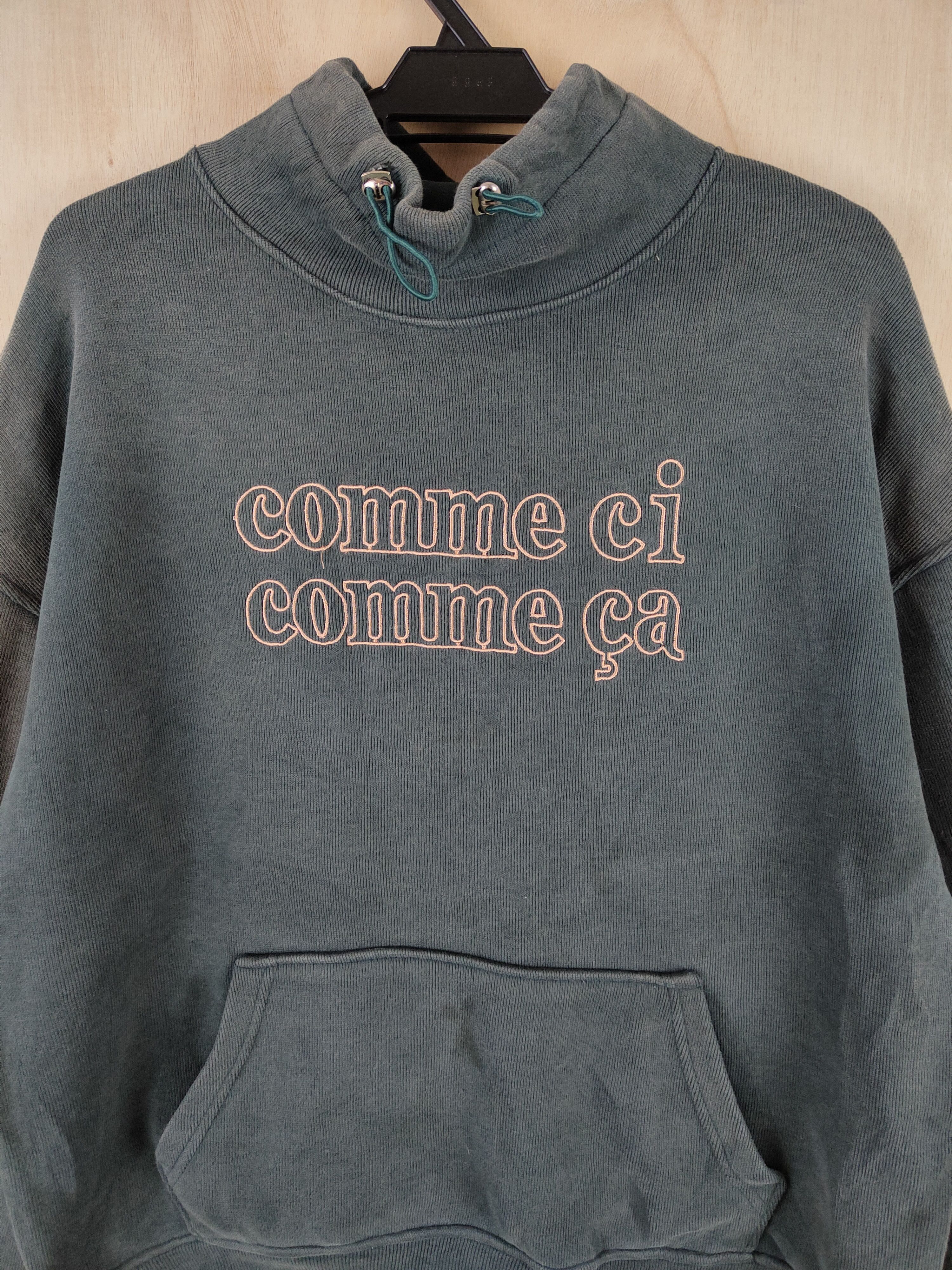 Japanese Brand Comme Ci Comme Ca Blue Faded Sweatshirts #S2622 Size US L / EU 52-54 / 3 - 3 Thumbnail