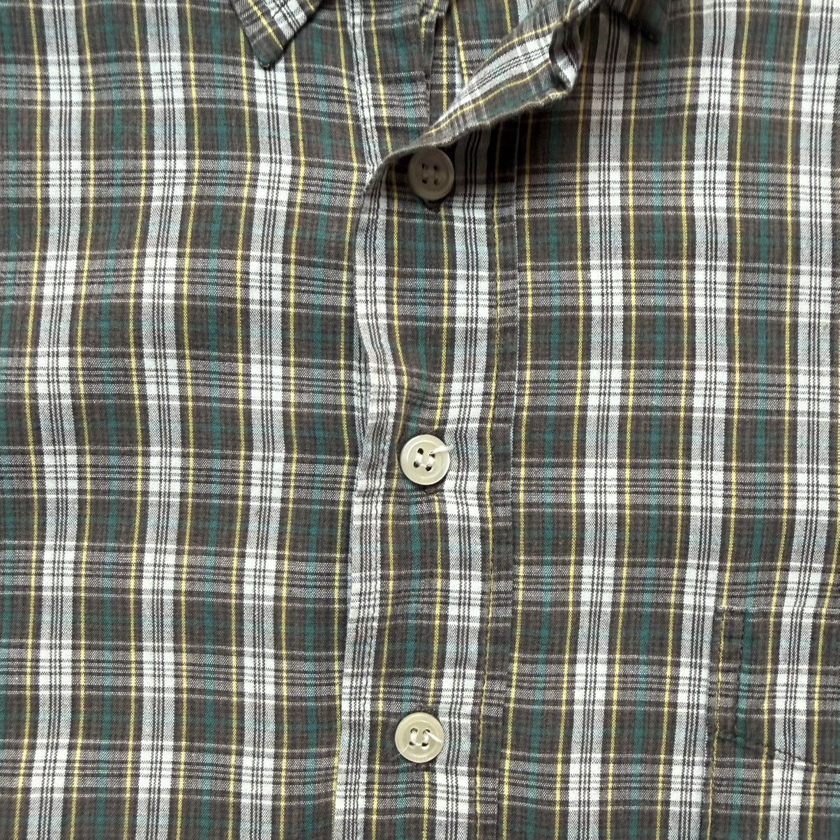 RRL Ralph Lauren Vintage 90s RRL Ralph Lauren Plaid Halfzip Shirt Size US XL / EU 56 / 4 - 4 Thumbnail