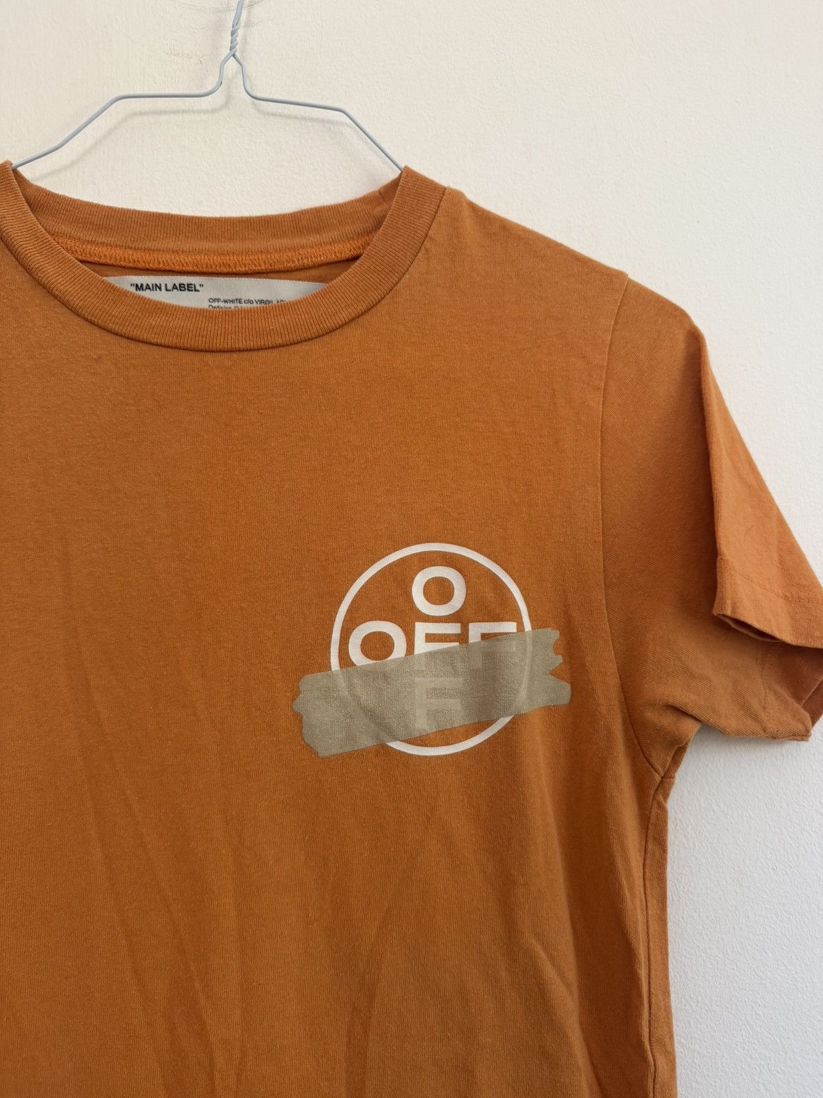 Off-White Off White Orange Tape Arrow TEE Size US XS / EU 42 / 0 - 3 Thumbnail