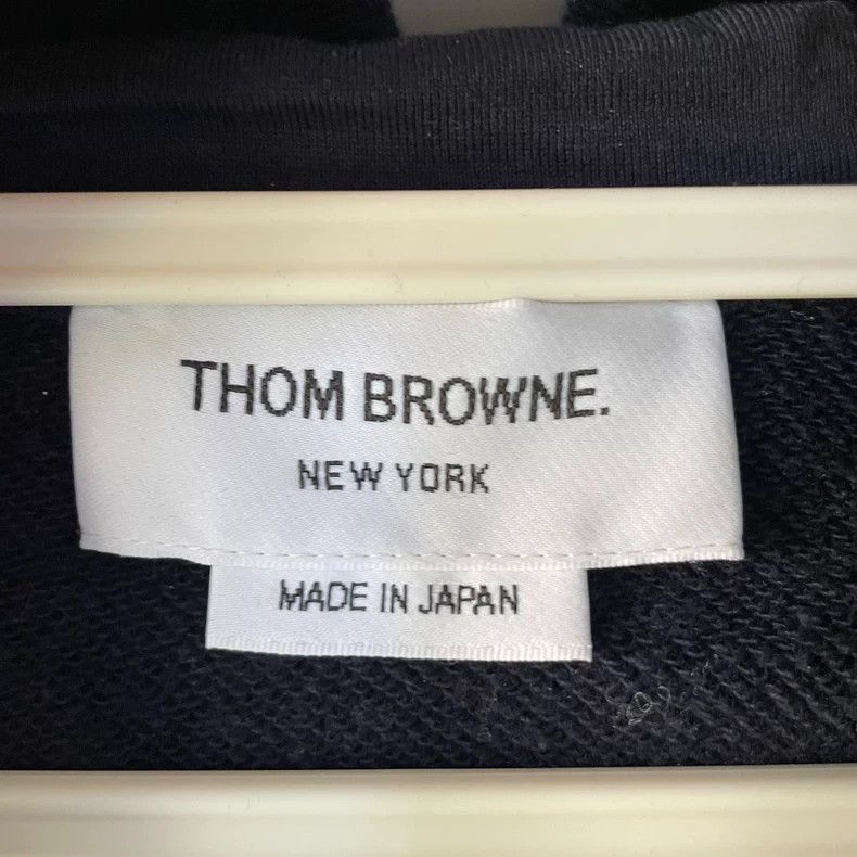 Thom Browne Thom Browne Long sleeve zip hoodie Size US L / EU 52-54 / 3 - 6 Thumbnail