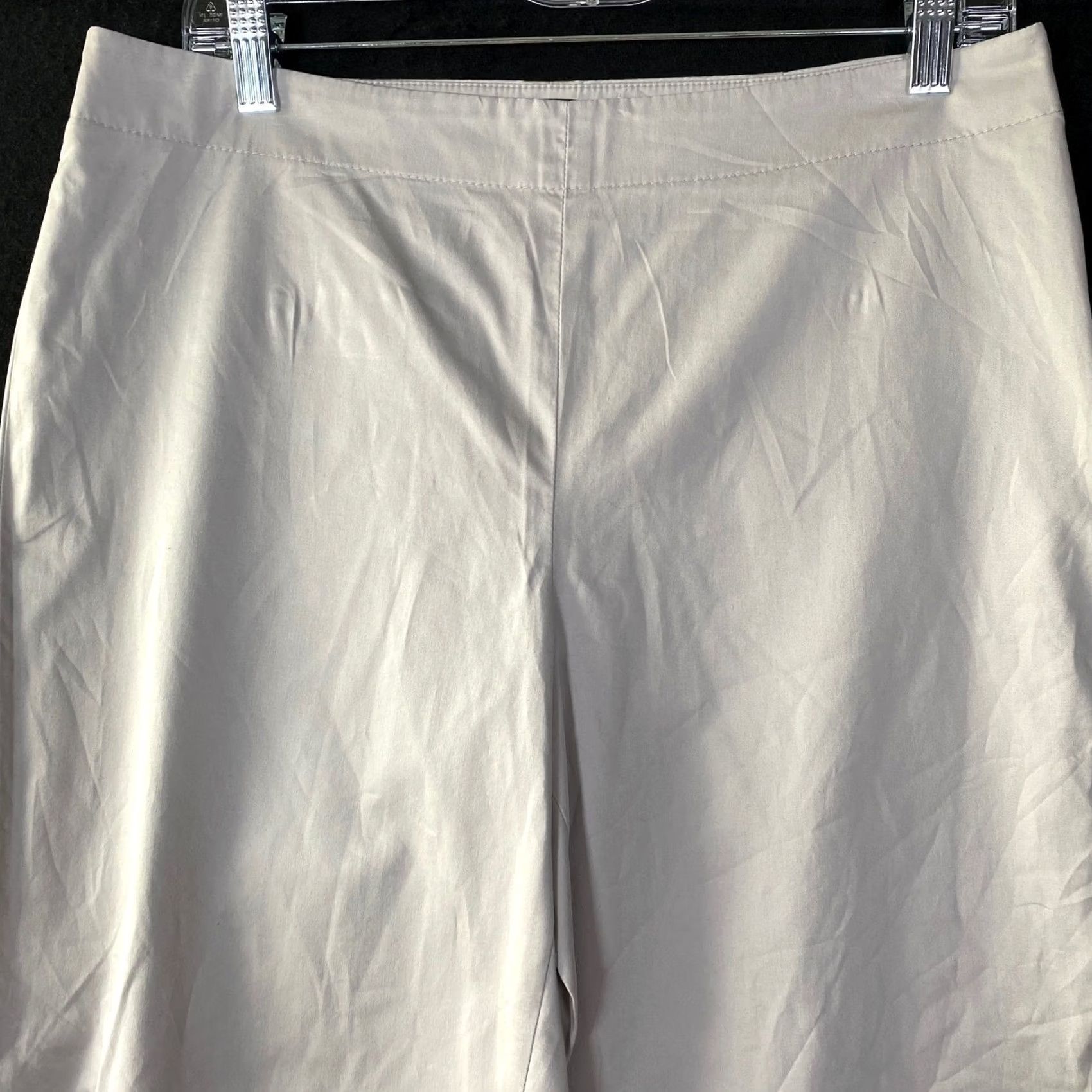 Talbots Talbots Womens Pants Tan Petite Pull On Side Zip Ankle Stretch 14P Regular Size 24" / US 00 / IT 34 - 2 Thumbnail