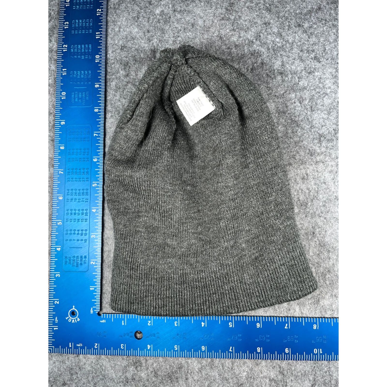 Vintage Spy+ Beanie Adult One Size Gray Knit Hat/Cap Wool Acrylic Polypropylene Blend Est 94 Ski Outdoor Men Style Beanie Summer Fall Winter 90s? Size ONE SIZE - 6 Thumbnail