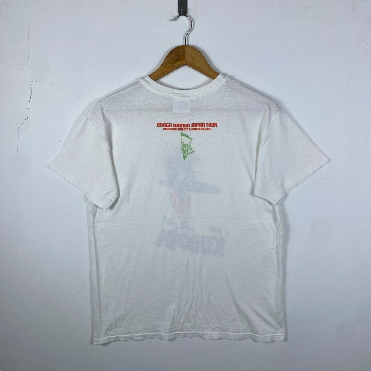 Hanes Vintage 90's Toshinobu Kubota & Mother Earth Bonga Wanga Size US L / EU 52-54 / 3 - 4 Thumbnail