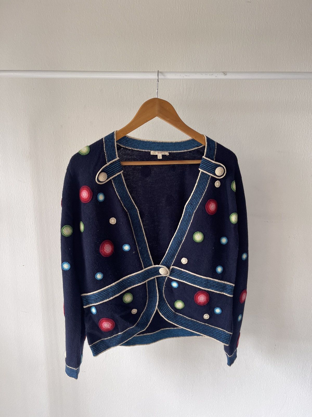 Kenzo 2000s Kenzo Space Dot Knitwear Size S / US 4 / IT 40 - 1 Thumbnail