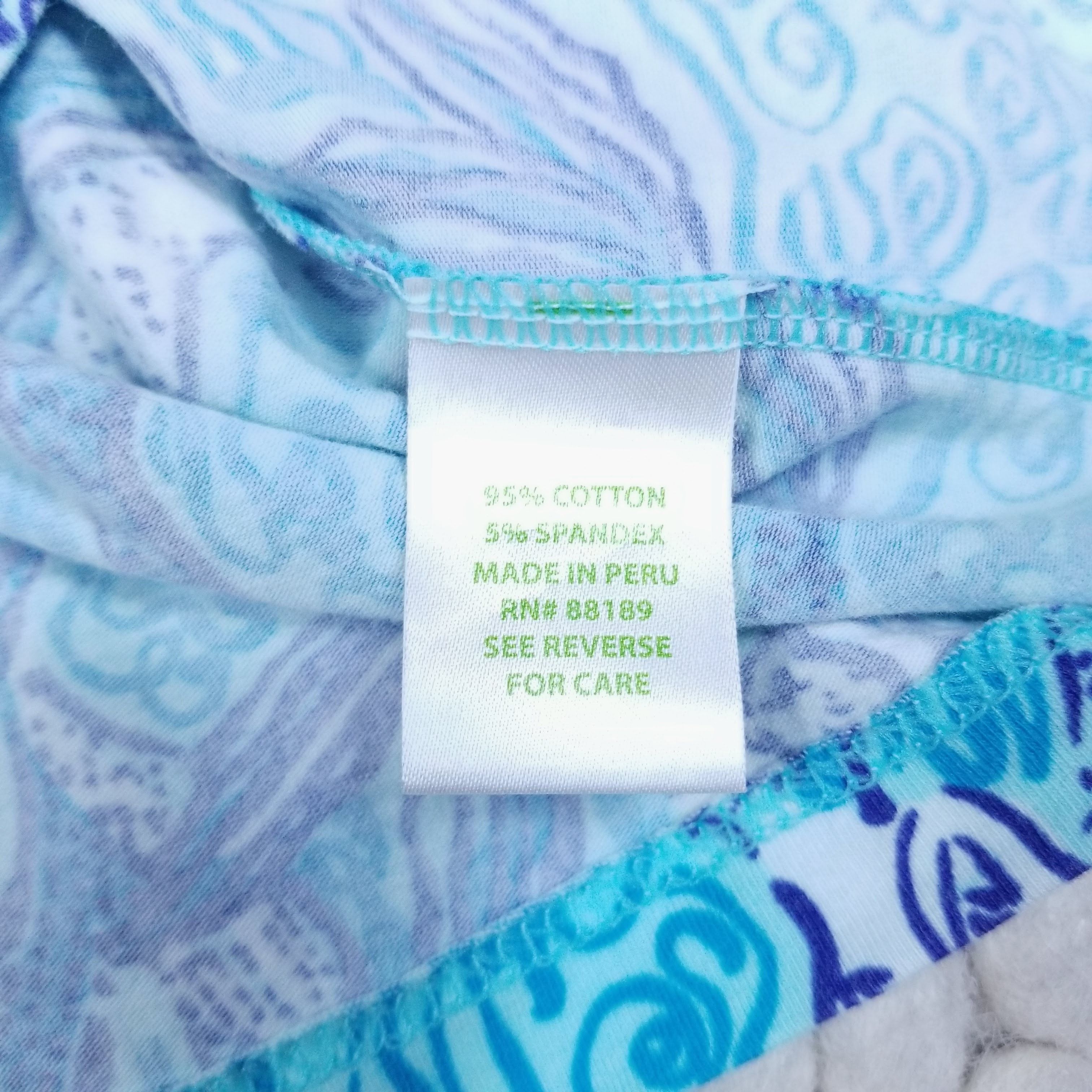 Lilly Pulitzer Short Sleeve Tee Nice Tail Mermaids Size XS / US 0-2 / IT 36-38 - 8 Thumbnail