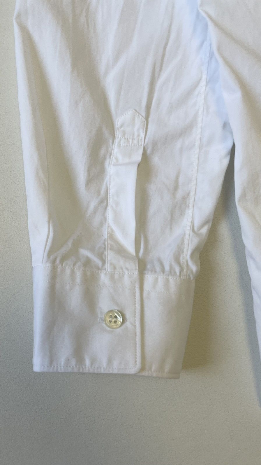 Comme des Garcons ‘Scar Stitch Cross Panelled’ White Shirt Size US L / EU 52-54 / 3 - 17 Thumbnail
