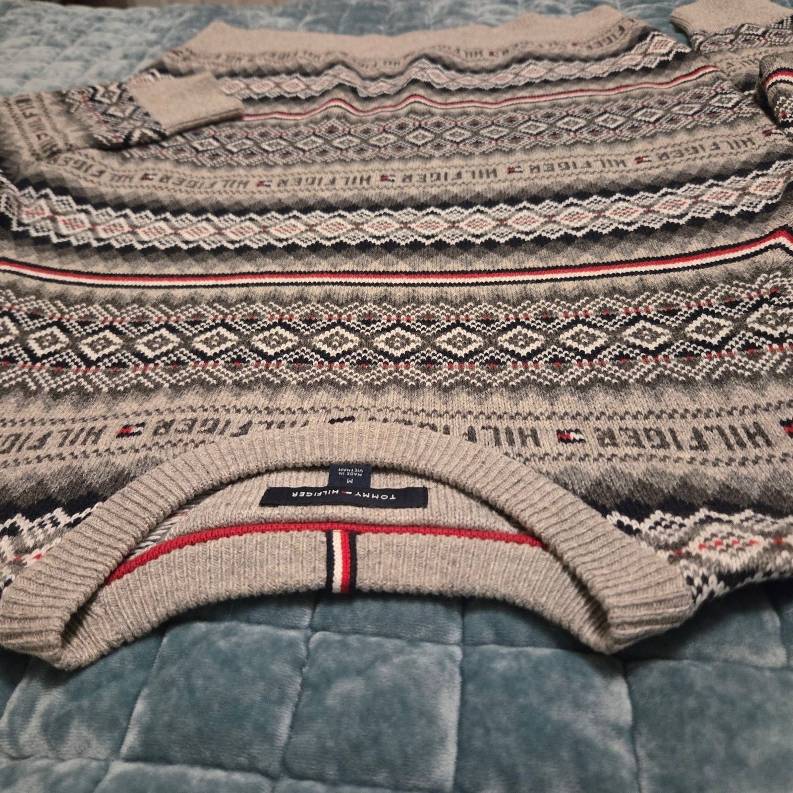 Tommy Hilfiger Tommy Hilfiger Men's Flynn Fair Isle Sweater Size US M / EU 48-50 / 2 - 4 Thumbnail