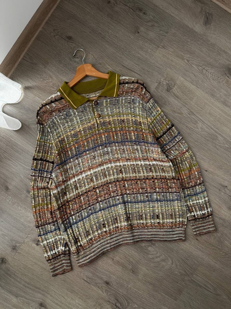 Japanese Brand × Vintage Vintage Botto Beige Cosby Botto Knit Sweater Size US M / EU 48-50 / 2 - 10 Thumbnail