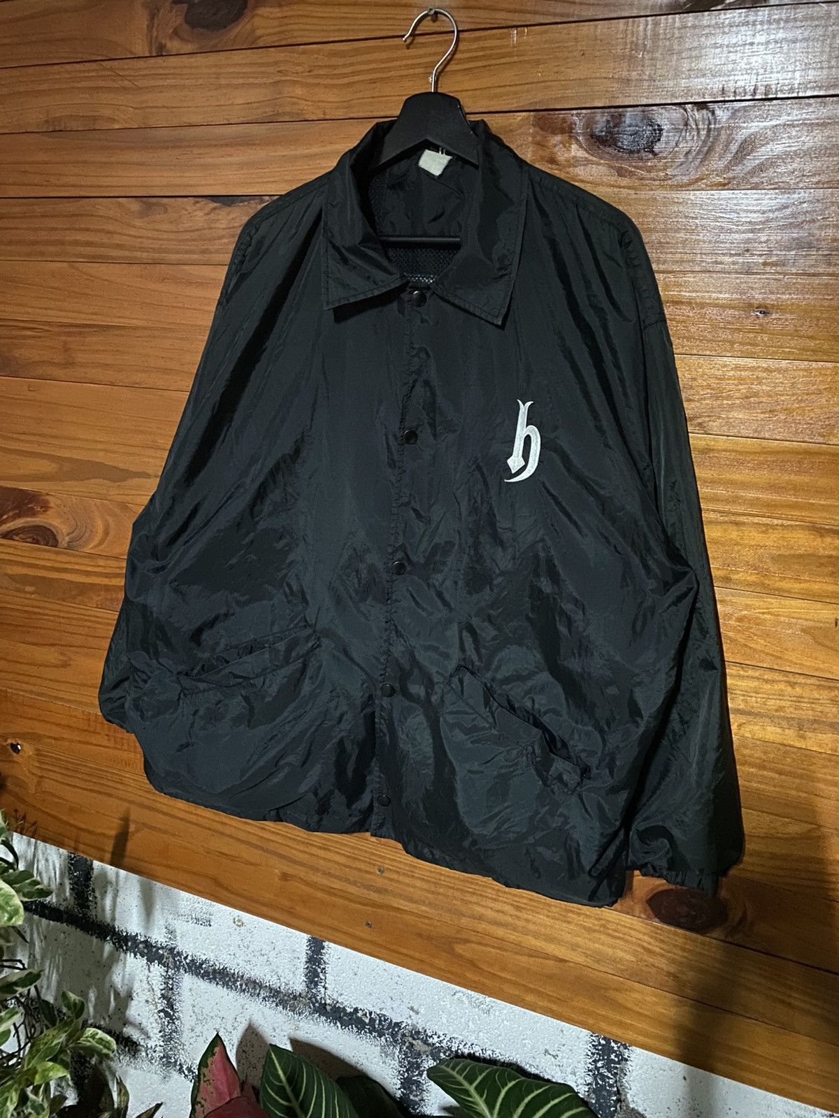 Japanese Brand Vintage DJ Honda Coach Jacket Black Nylon Jacket Big Logo Size US M / EU 48-50 / 2 - 4 Thumbnail