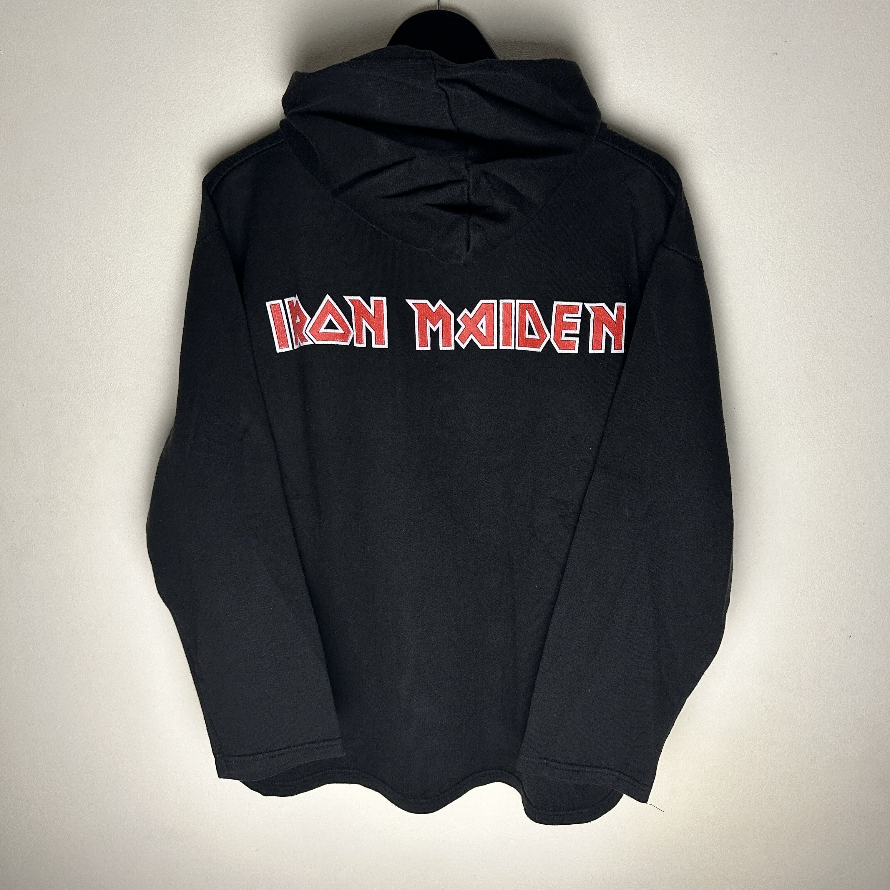 Band Tees Vintage Iron Maiden Powerslave 90's Band Hoodie Size US M / EU 48-50 / 2 - 2 Thumbnail