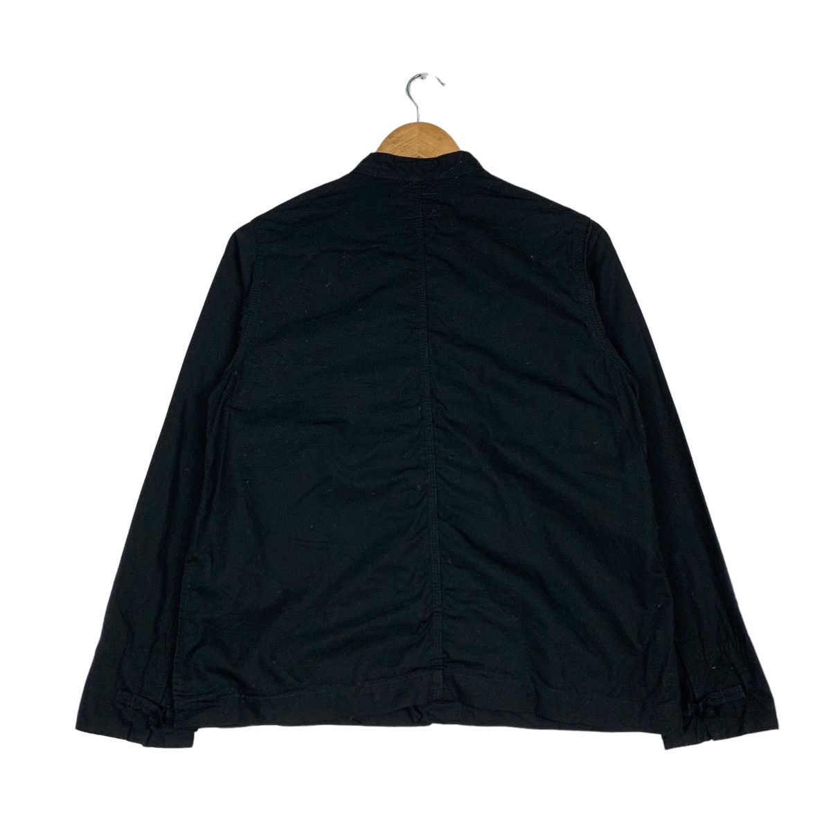 Beams Plus BEAM BOY Black Cotton Mandarin Jacket #0993-C44 Size US S / EU 44-46 / 1 - 7 Thumbnail