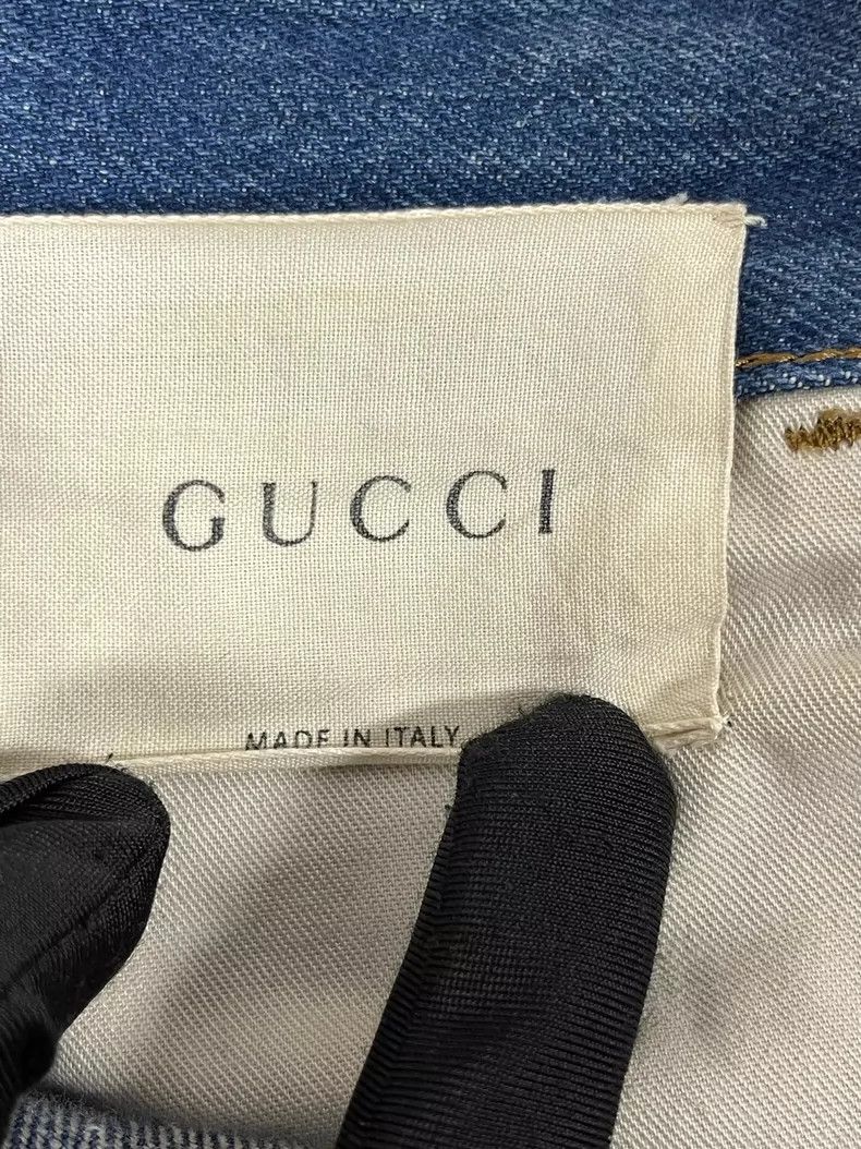 Gucci Gucci Coral snake patch casual jeans Size US 31 - 6 Thumbnail