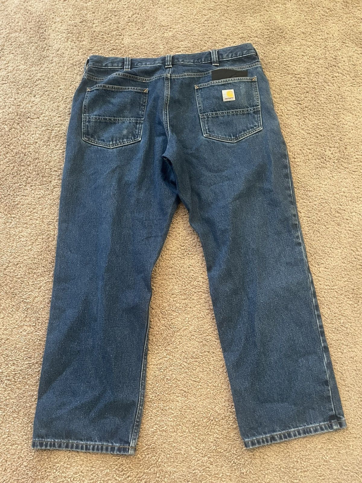 Carhartt × Vintage Carhartt blue denim jeans Size US 38 / EU 54 - 1 Thumbnail
