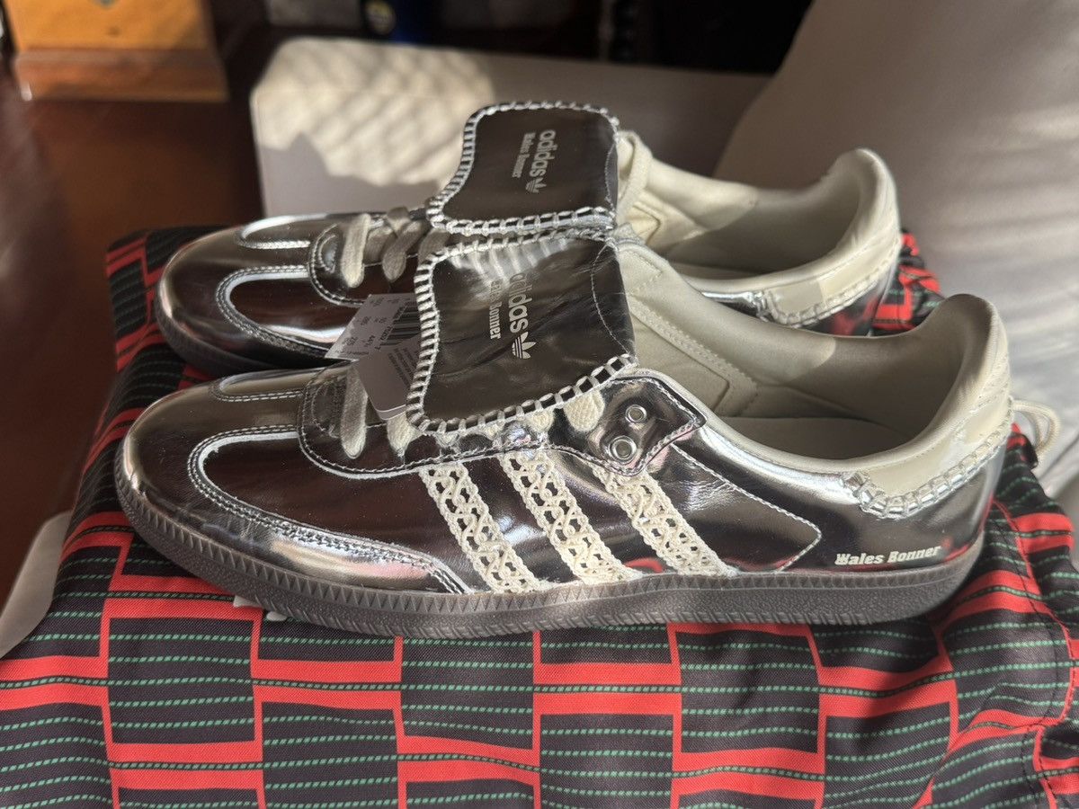 Adidas × Wales Bonner Adidas Wales Bonner Samba Silver Size US 10.5 / EU 43-44 - 13 Thumbnail