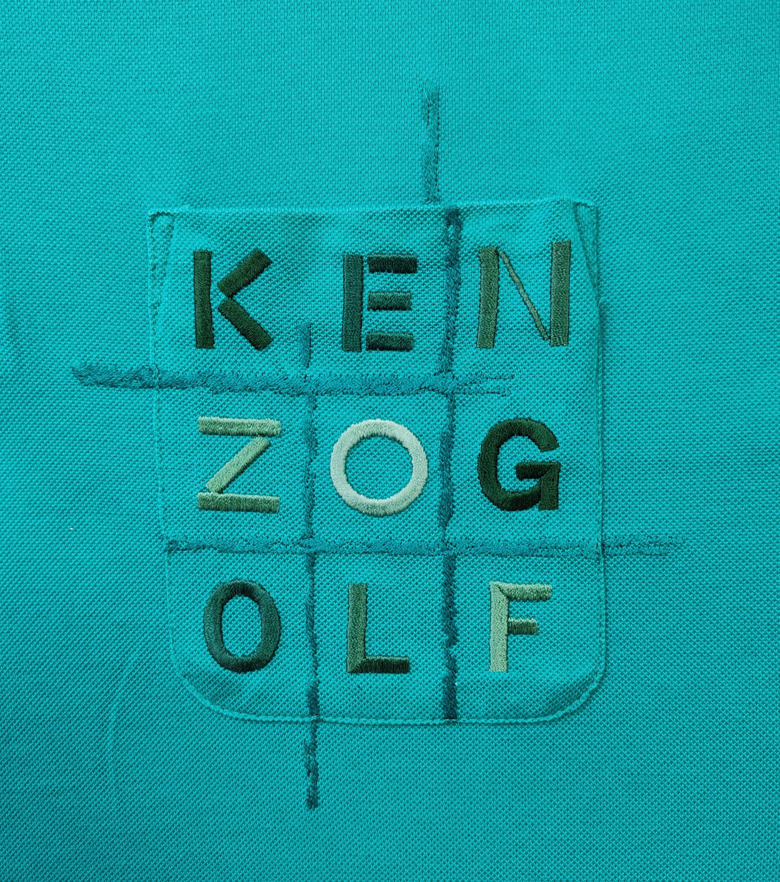Kenzo Kenzo Golf Vintage 90s Collar T shirt size Large Size US L / EU 52-54 / 3 - 5 Thumbnail