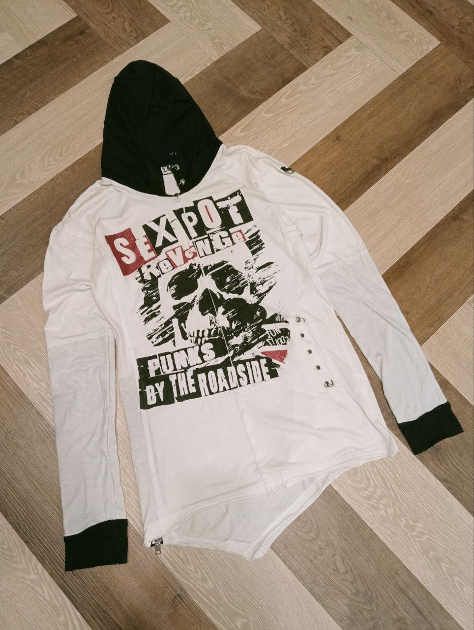 If Six Was Nine VINTAGE JAPANESE SEX POT REVENGE PUNK HOODIE TEES Size M / US 6-8 / IT 42-44 - 2 Thumbnail